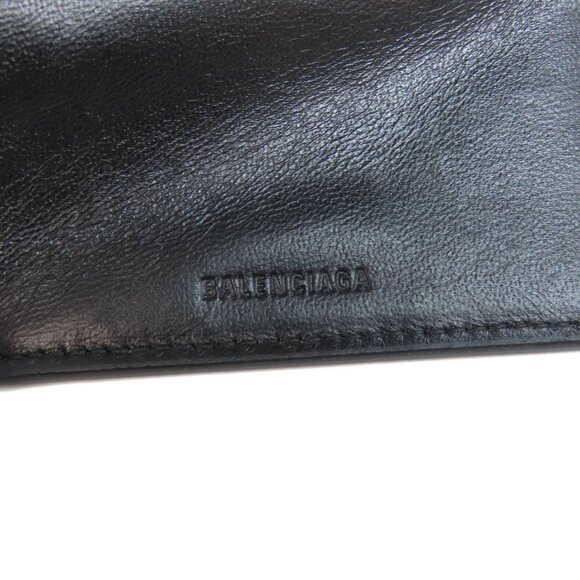 BALENCIAGA Black Leather Wallet - Picture 7 of 11